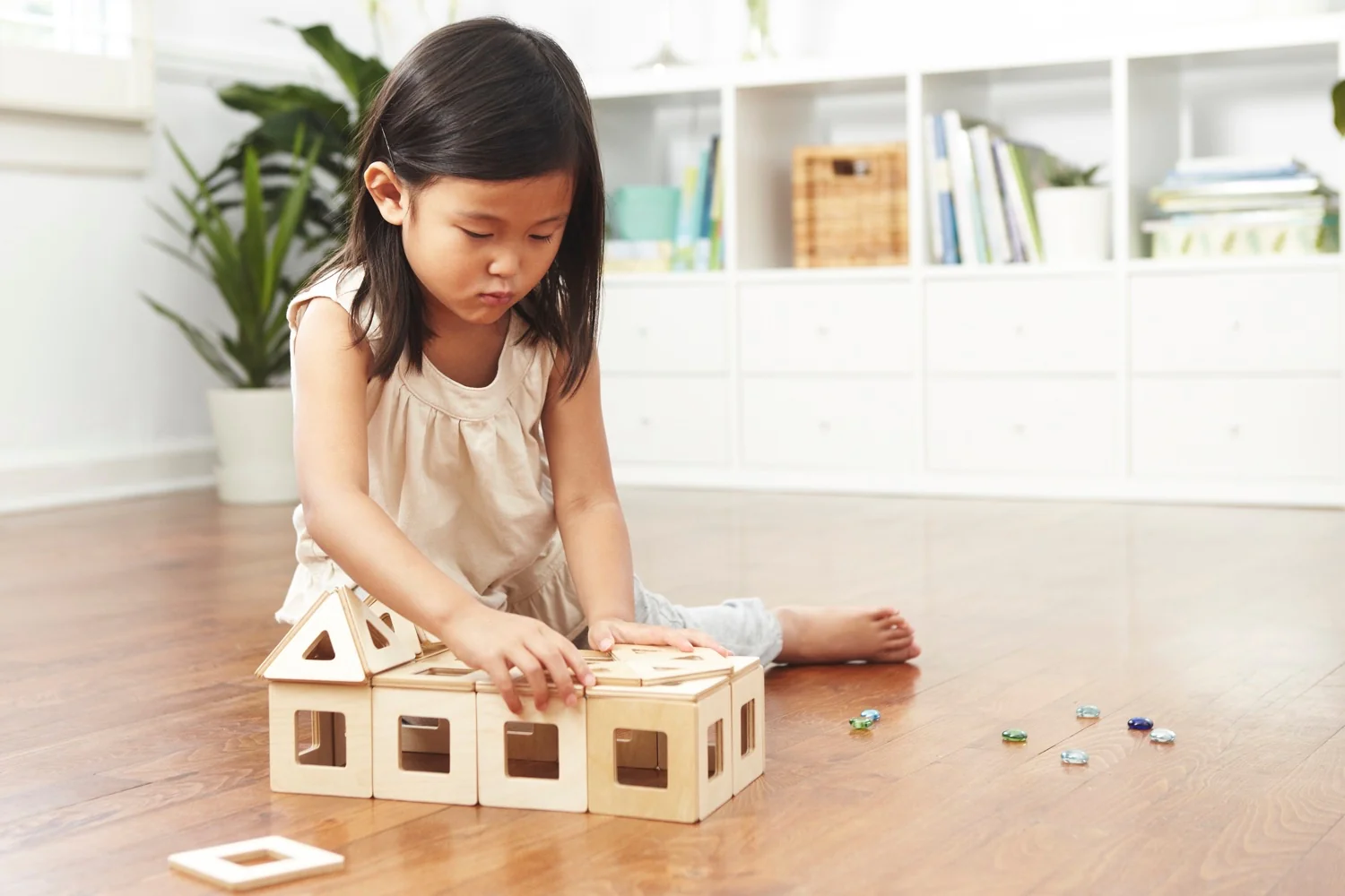 Earthtiles - Houten Magnetische Speeltegels