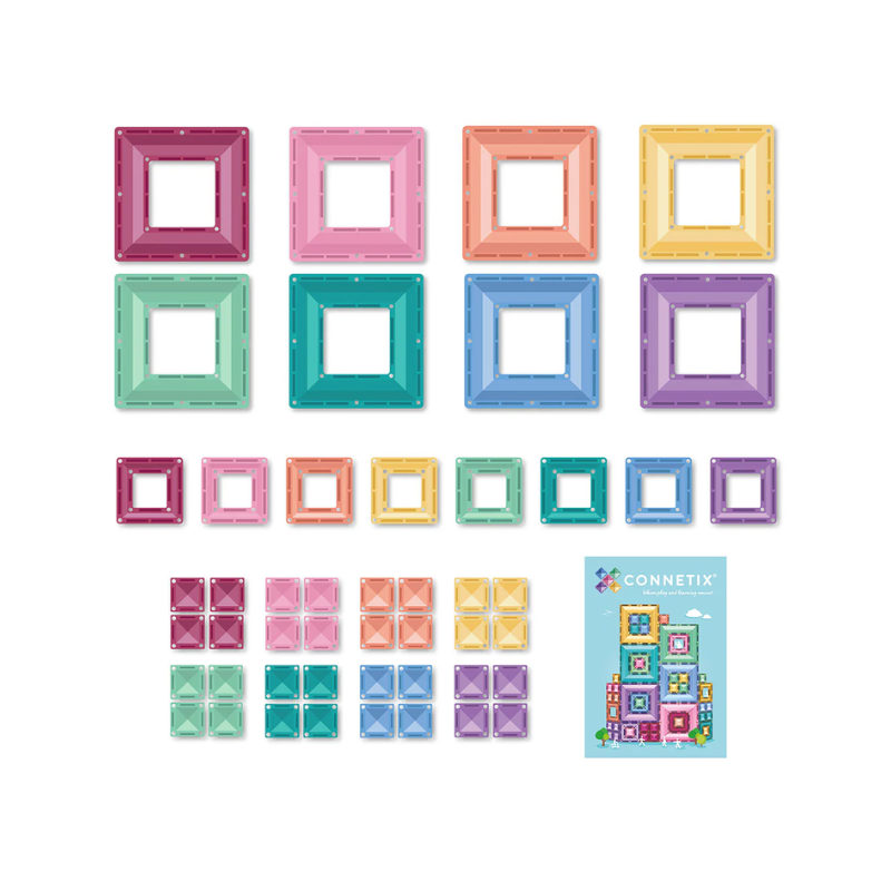 Magnetische Tegels - Pastel Portal Set (48st)