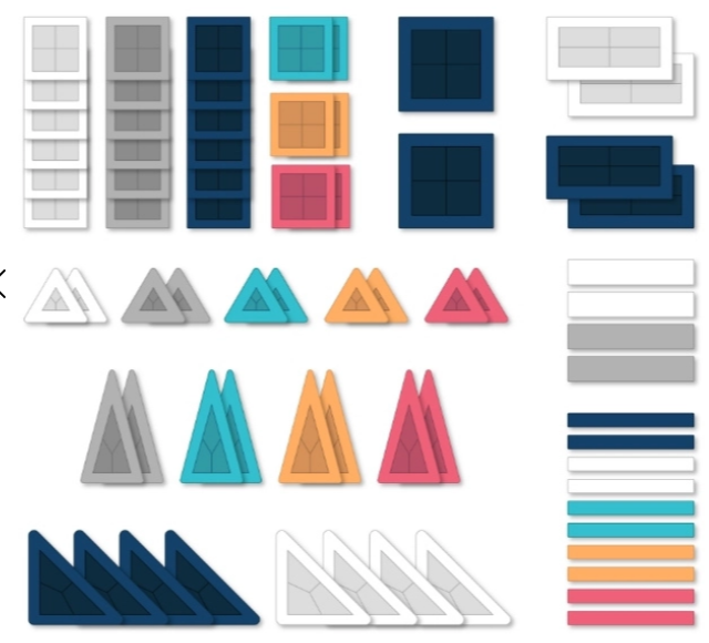 Magnetische Tegels - PRO Constructor Set (70 stuks)