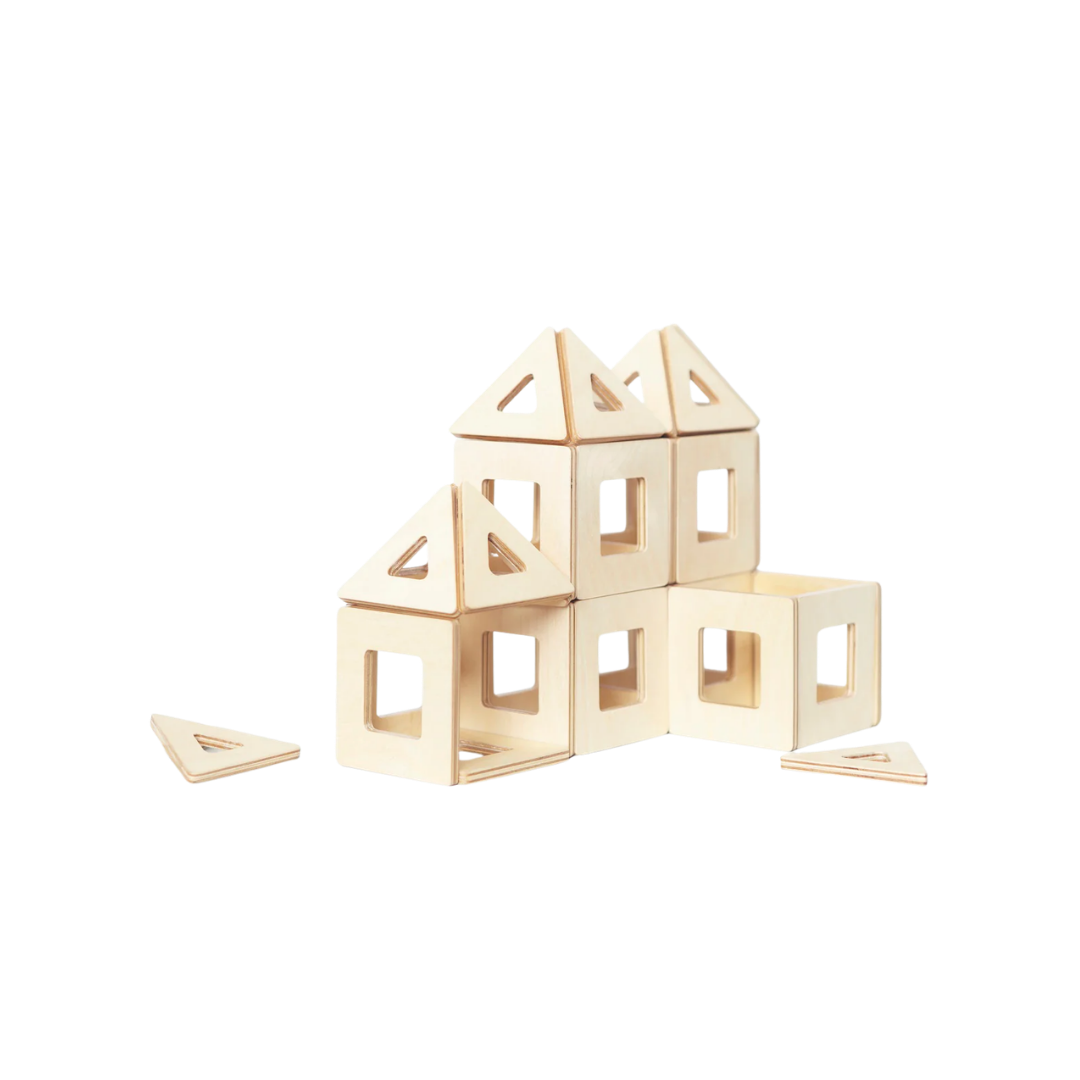 Earthtiles - Houten Magnetische Speeltegels