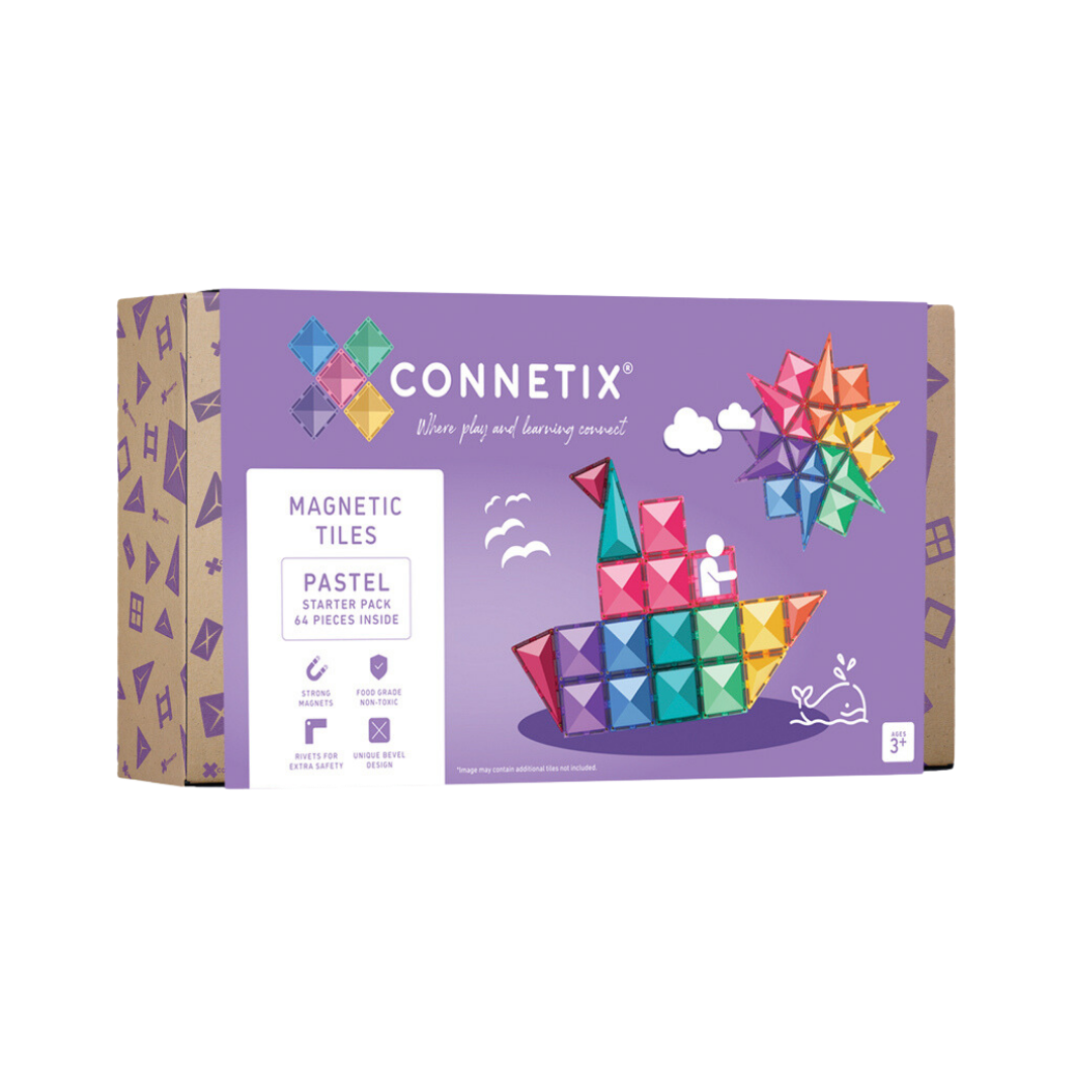 Magnetische Tegels - Pastel Starter Pack 64 stuks