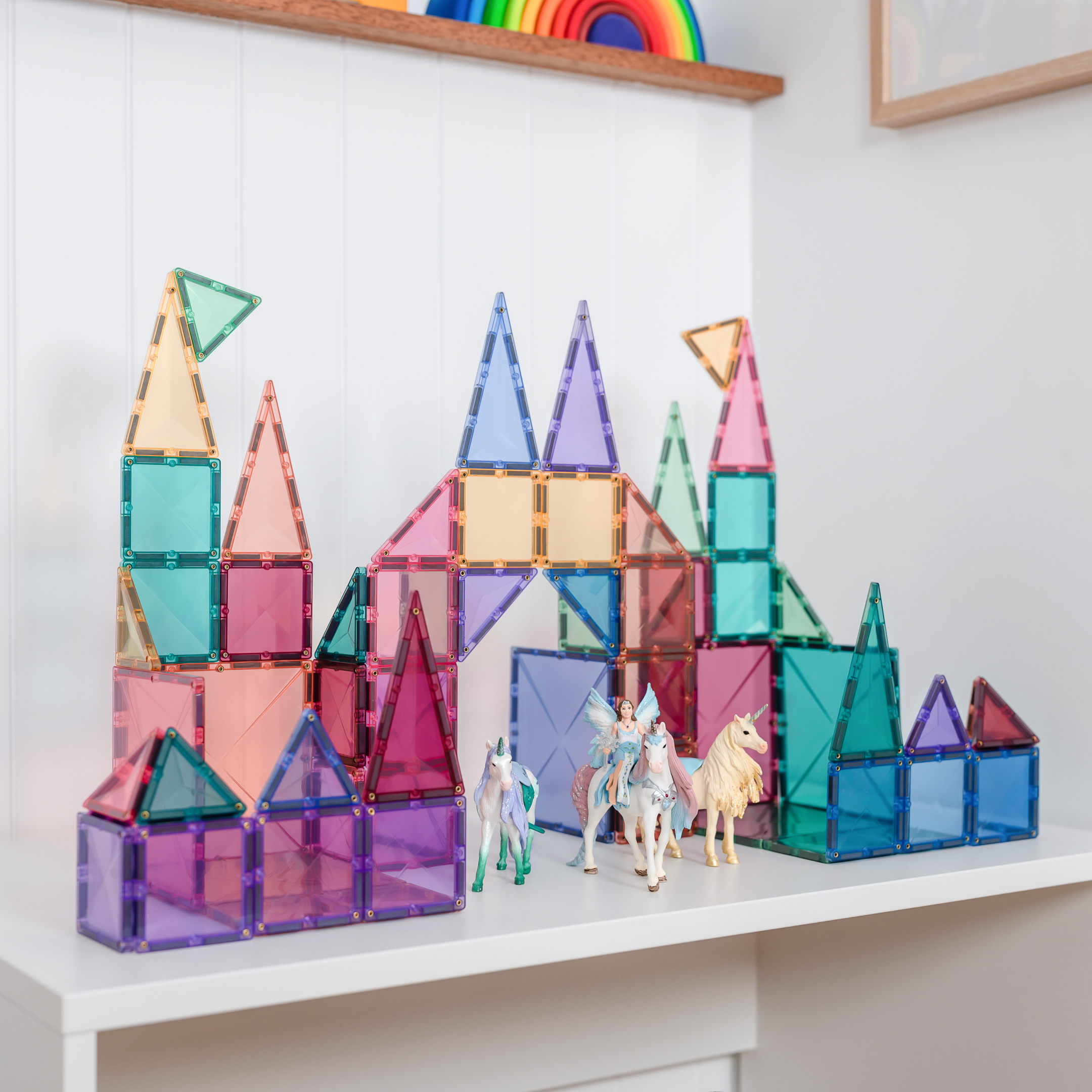 Magnetische Tegels - Pastel Starter Pack 64 stuks