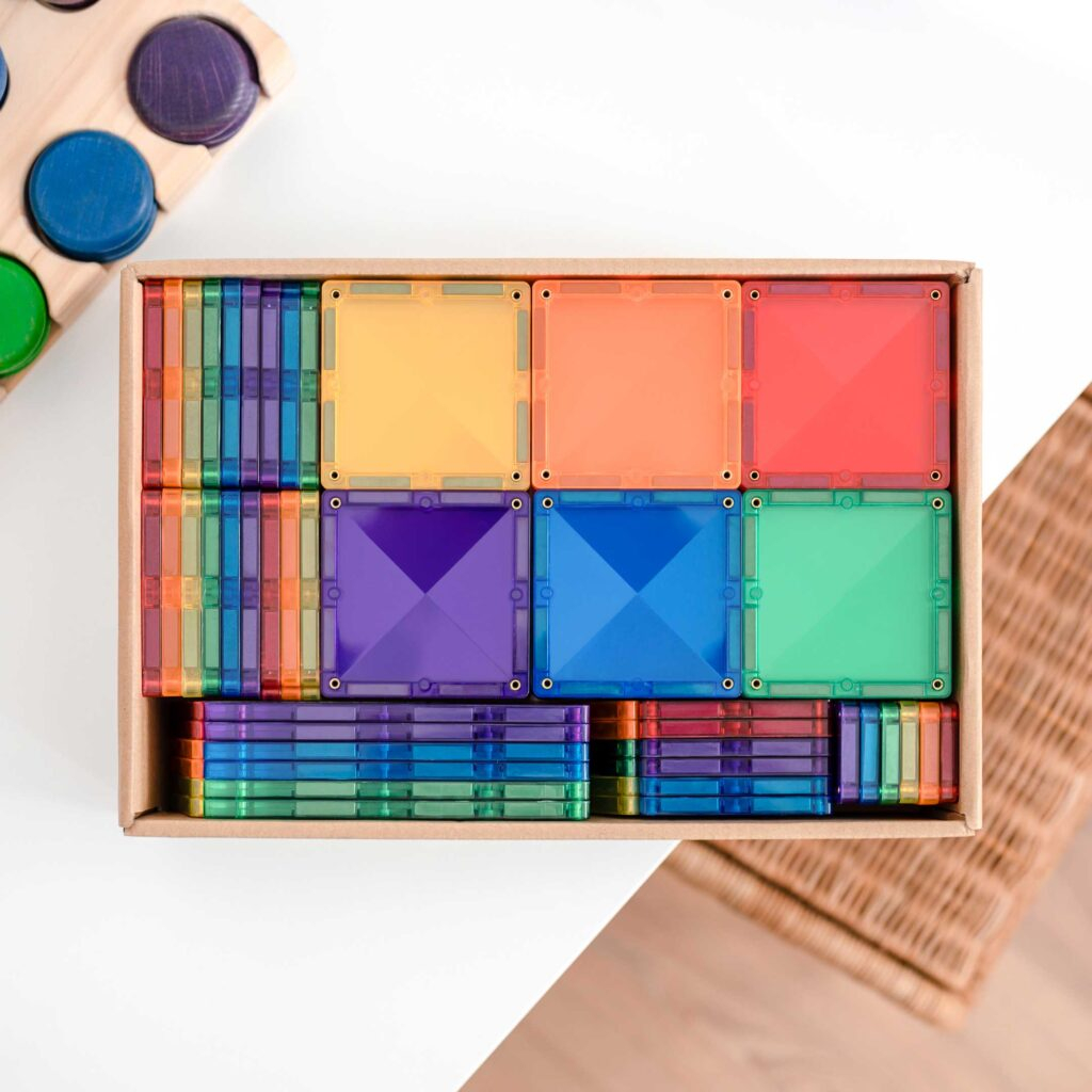 Magnetische Tegels - Rainbow Creative Pack (102st)