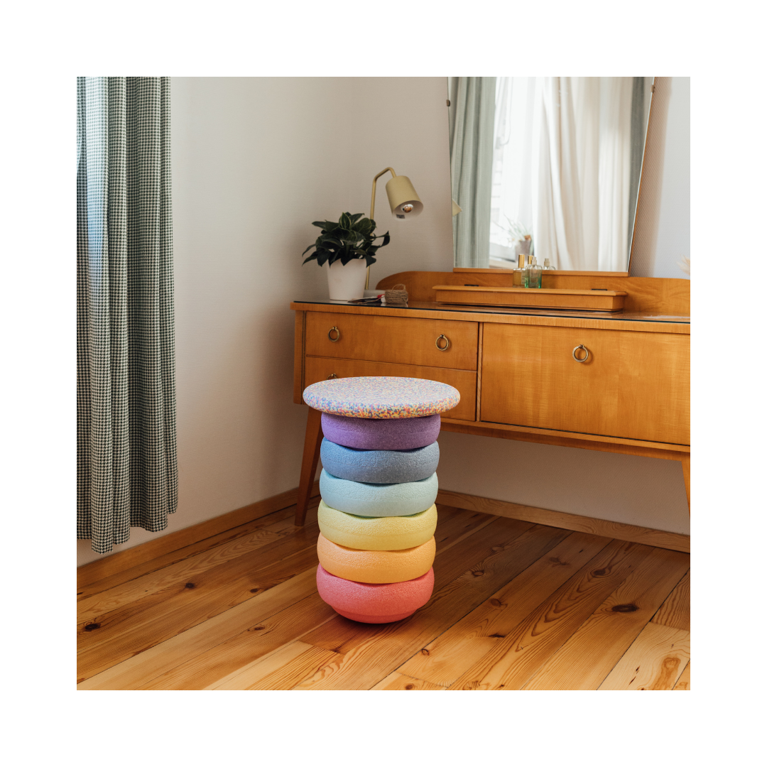 Super Confetti Rainbow Set Pastel |  6+1 