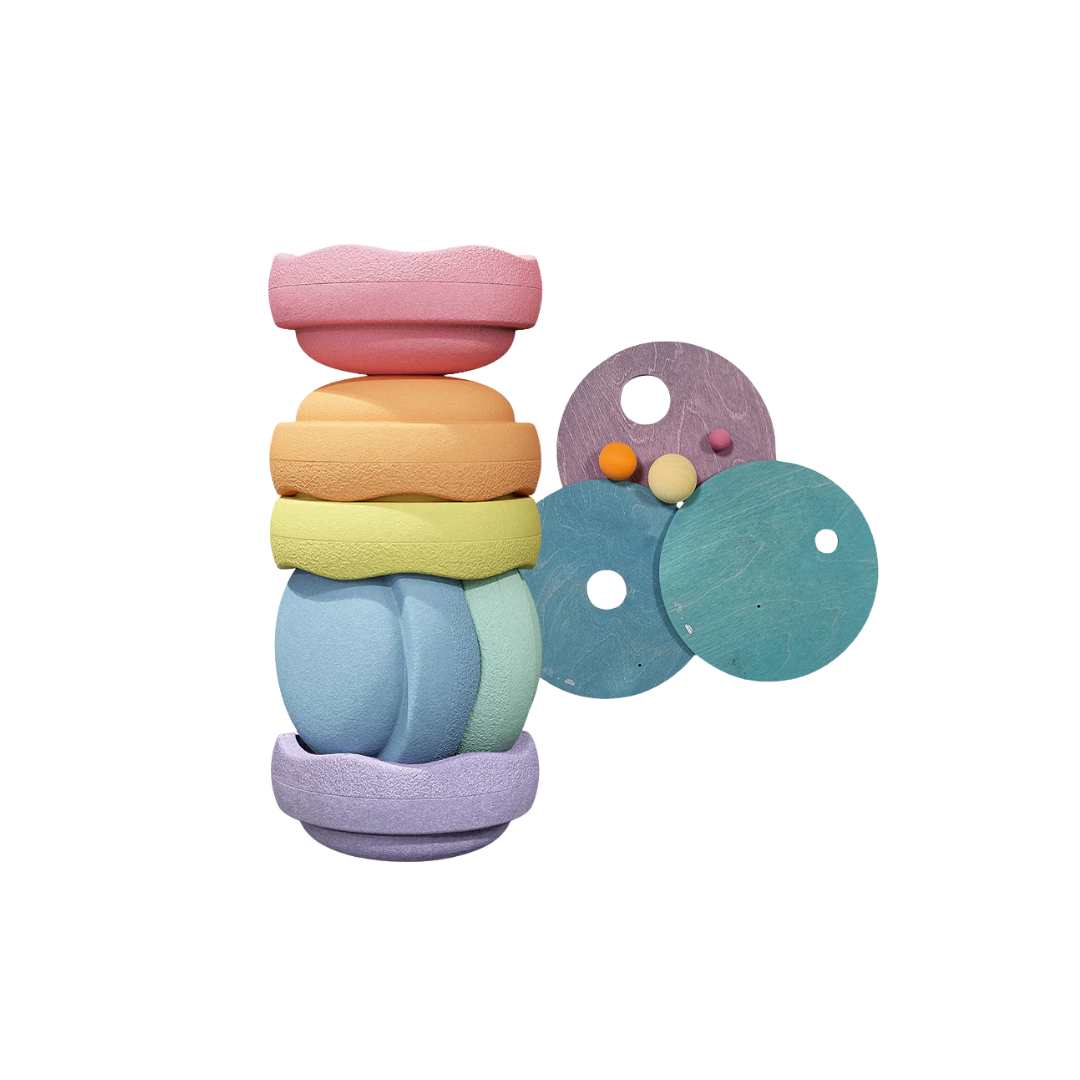 Set Rolling Discs Pastel Cool 