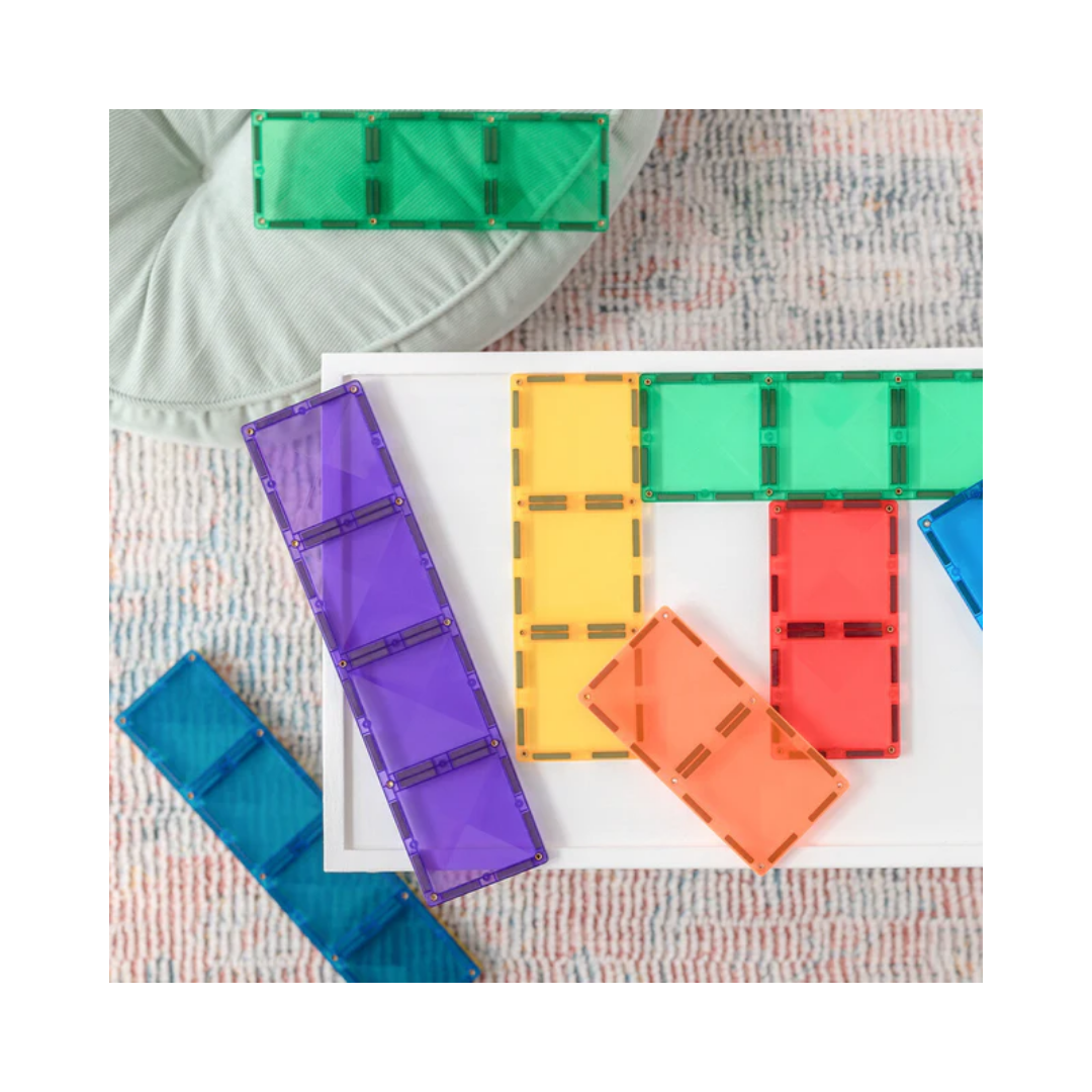 Magnetische Tegels - Rainbow Rectangle Pack 18 stuks