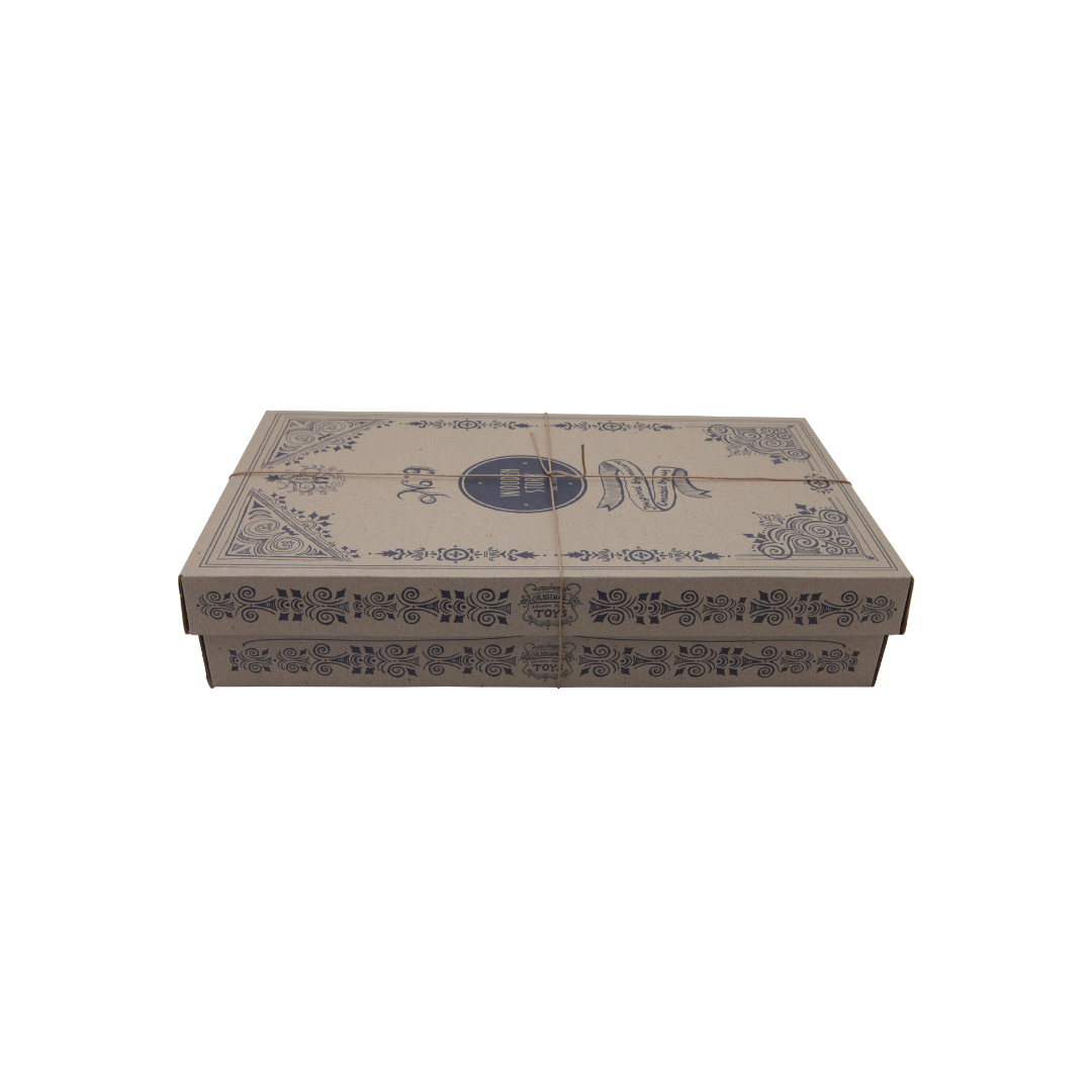 Wooden Story Houten Blokken Naturel in bak XL  | 63 stuks