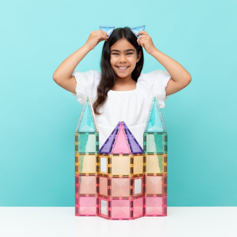 Magnetische Tegels - Pastel Creative Set | 104 stuks