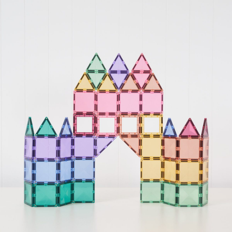 Magnetische Tegels - Pastel Creative Set | 104 stuks