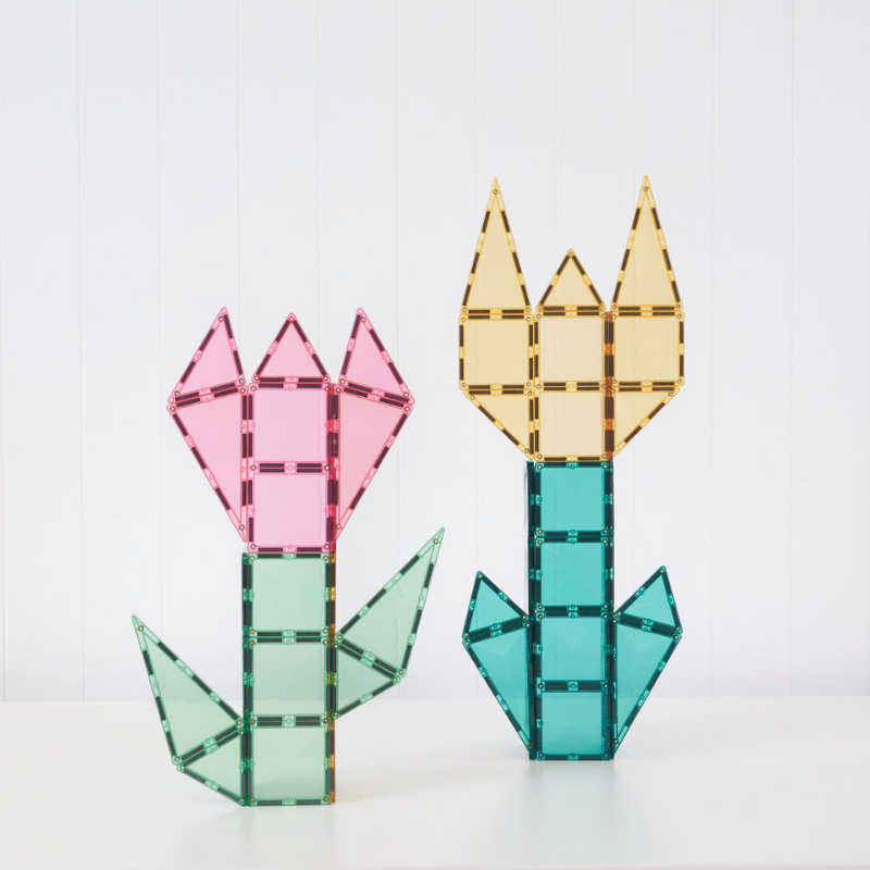 Magnetische Tegels - Pastel Creative Set | 104 stuks