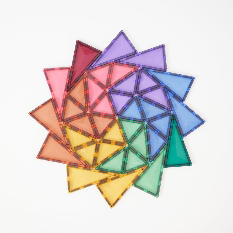 Magnetische Tegels - Pastel Creative Set | 104 stuks