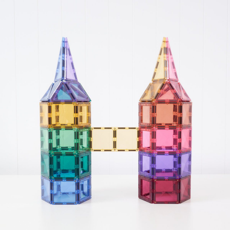 Magnetische Tegels - Pastel Creative Set | 104 stuks