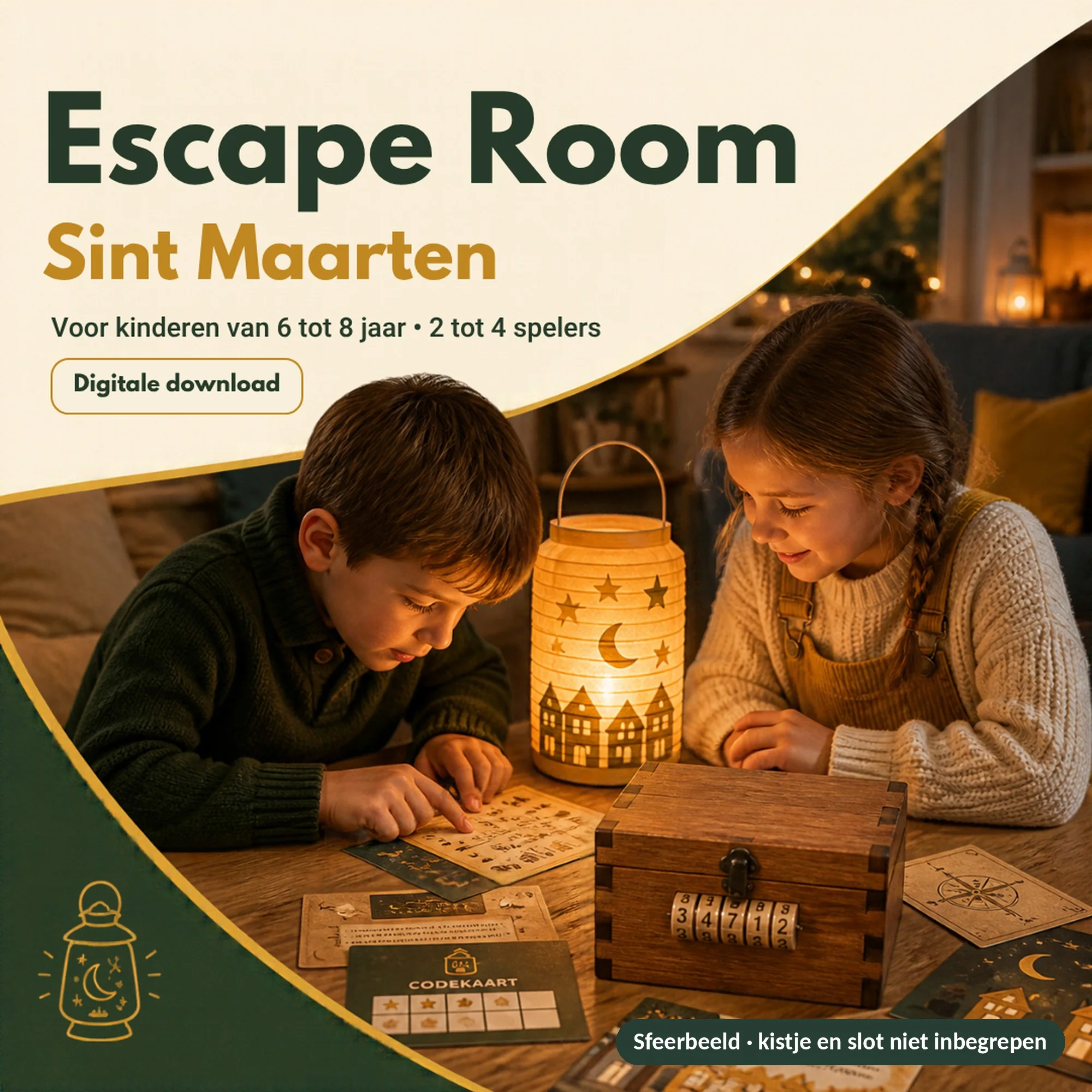 Escape room Sint Maarten kinderen 6–8 jaar | SpeelStudio